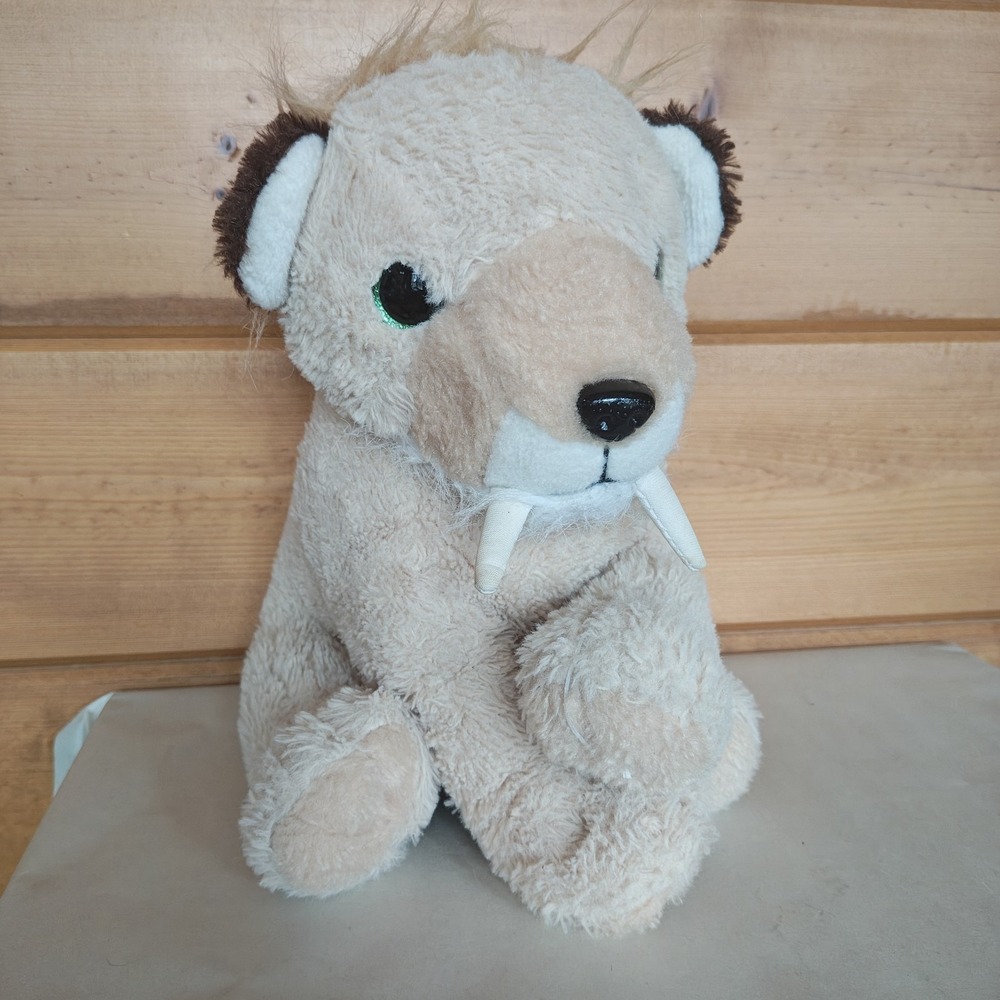 Vintage 2001 Bear Factory 16" Stuffed Sammy the Sabertooth Tiger Plush Soft D52